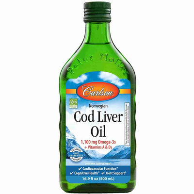 Carlson Norwegian Cod Liver Oil EPA & DHA & Vitamin D 250Ml