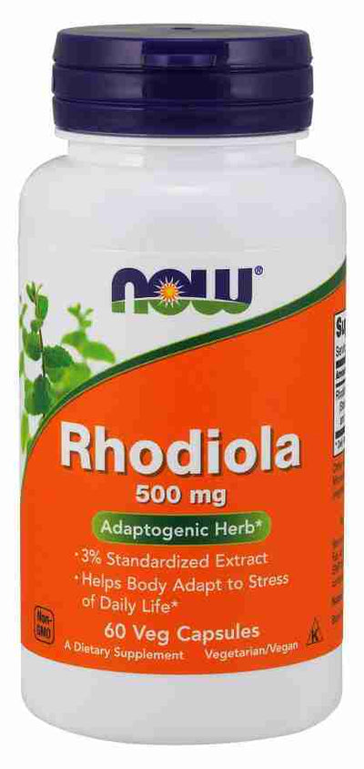 NOW Foods Rhodiola 500Mg; 60 Caps
