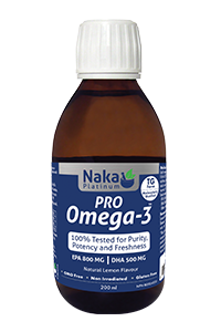 Naka Pro Omega-3 Lemon Flavour, 200 mL