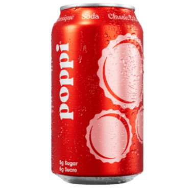 Poppi Classic Cola Soda, 355Ml