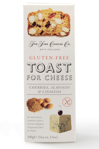 The Fine Cheese Co. Gluten Free Cherry, Almond, & Linseed Toast For Cheese, 100G