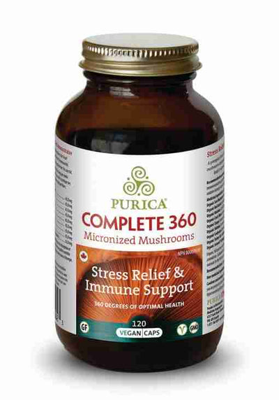 Purica Complete 360 Micronized Mushrooms 120 Vegan Caps