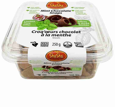 Shasha - Mint Chocolate Snaps, 250G