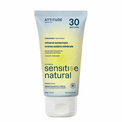 Attitude Living - Sensitive Skin Mineral Sunscreen SPF 30, 150 g