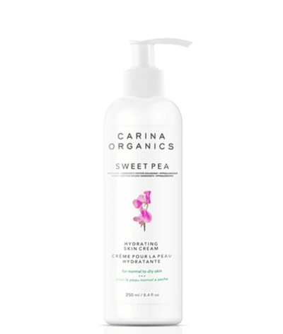 Carina Organics Hydrating Skin Cream, Sweet Pea, 250 mL
