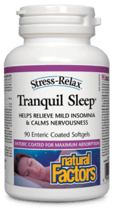 Natural Factors Tranquil Sleep; 90 Enteric Coated Softgels