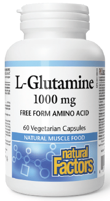 Natural Factors, L-Glutamine 1000Mg, 60 Vcaps