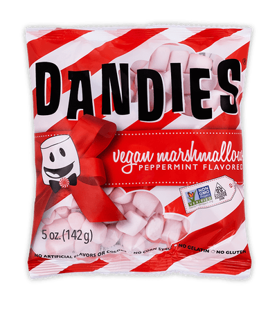 Dandies Vegan Mini Marshmallows, Peppermint Flavour - 142G