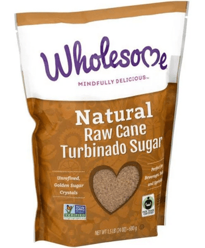 Wholesome Natural Raw Cane Turbinado Sugar, 1.5 lb