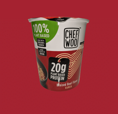 Chef Woo Plant Based Braised Beef Ramen 71G