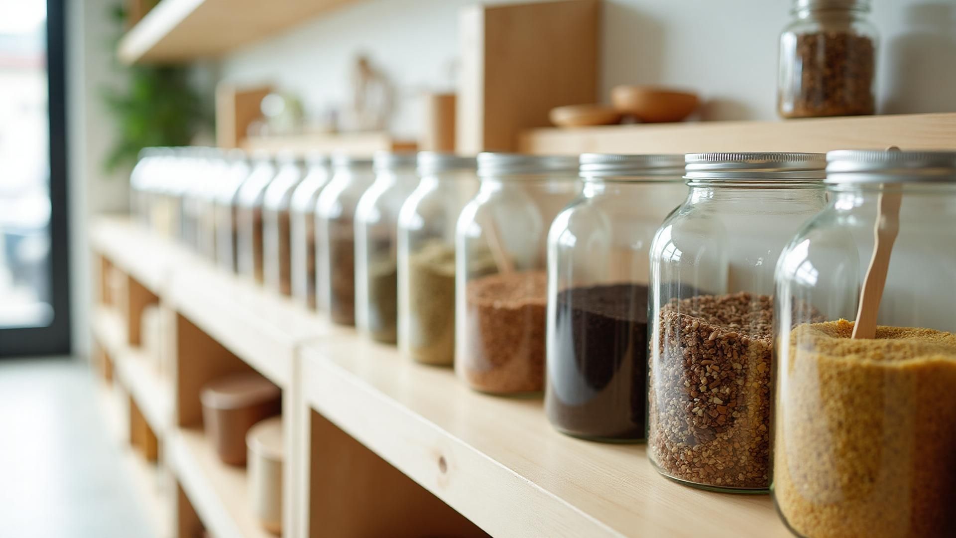 Bulk refillery section