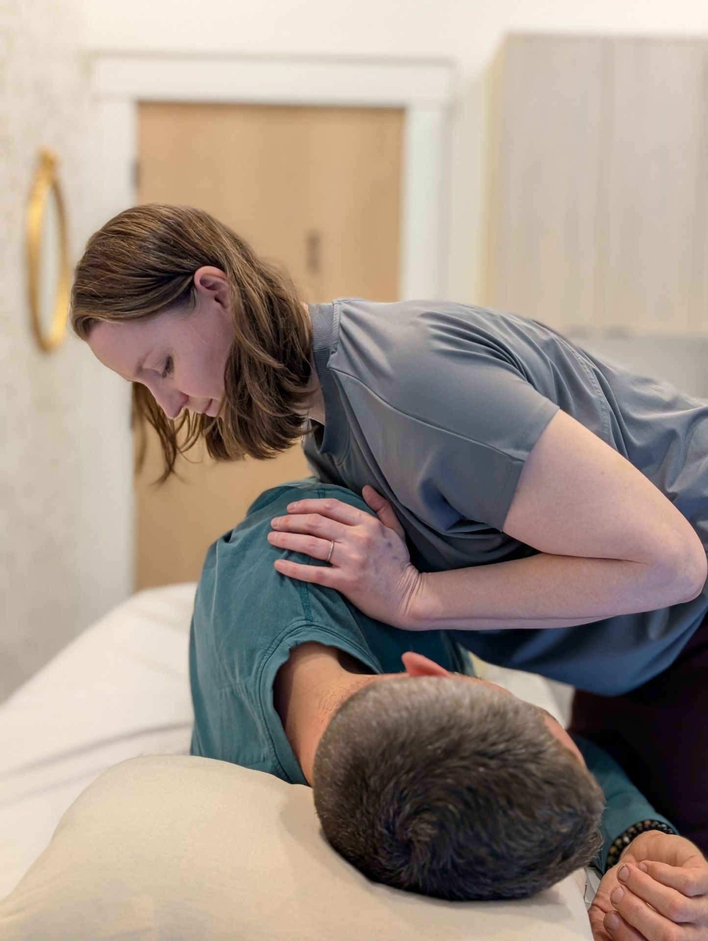Osteopathic treatment session
