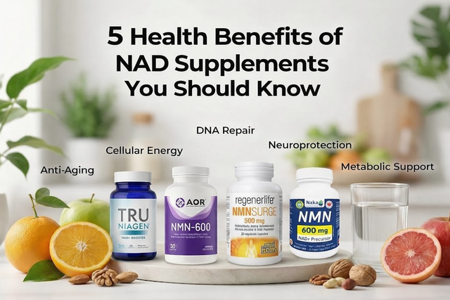5 Health Benefits of NAD Supplements You Should Know