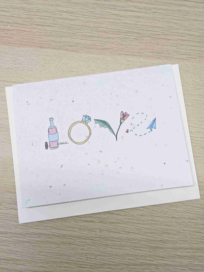 Jill + Jack Seed Card - Love Symbol