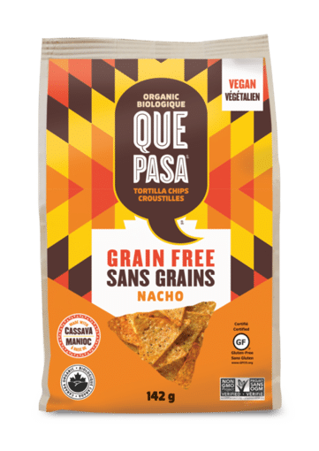 Que Pasa Organic Grain Free Tortilla Chips Nacho 142G