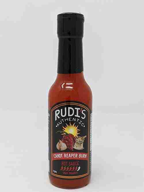 Rudi's Candy Reaper Burn Hot Sauce, 150 mL