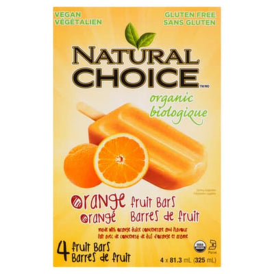 Natural Choice - Orange Fruit Bars, 4 Pck