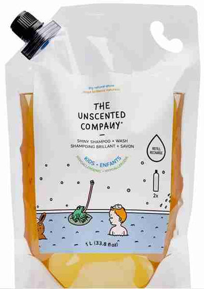 The Unscented Co Shiny Shampoo 1L