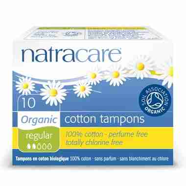 Natracare Organic Cotton Regular Tampons - 10