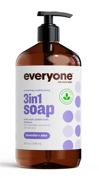 Everyone Soap 3 In 1 - Lavender + Aloe, 946Ml