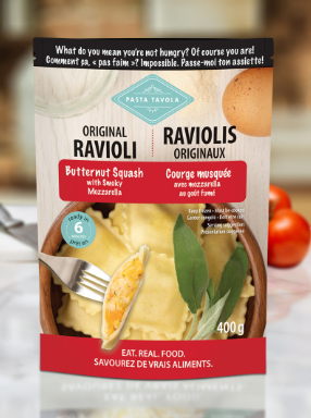 Pasta Tavola Butternut Squash With Smoky Mozzarella Ravioli, 400G