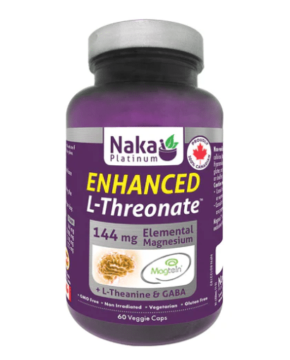 Naka Platinum - Enhanced L-Threonate 144Mg, 60 Veggie Caps