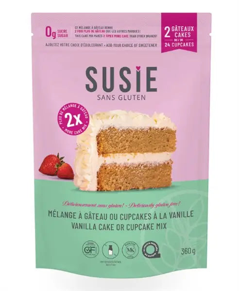 Susie Gluten Free Vanilla Cake Mix, 360 g