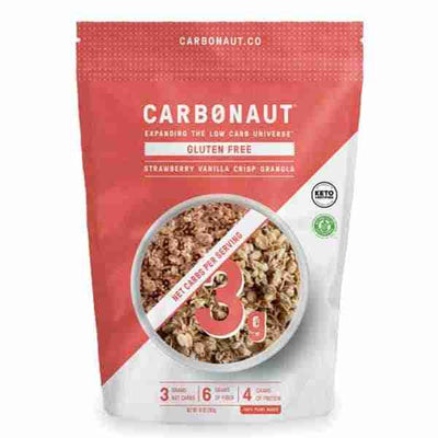Carbonaut Low Carb Strawberry Vanilla Crisp Granola, 283G