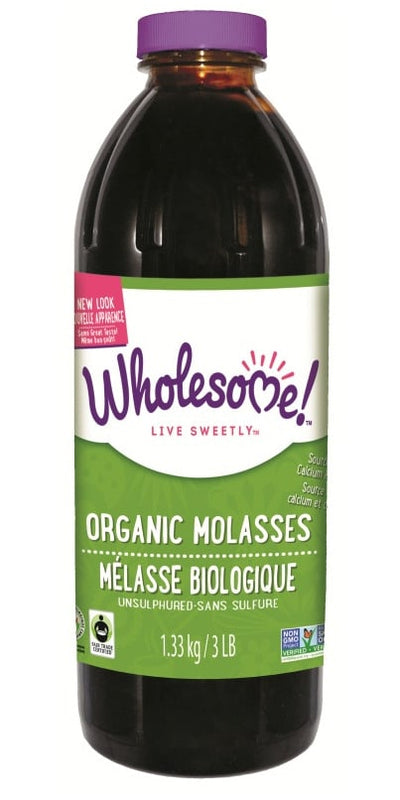 Wholesome Organic Fair Trade Molasses, 3 lb