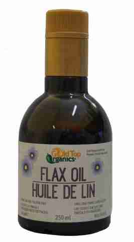 Gold Top Organics Flax Oil, 250 mL