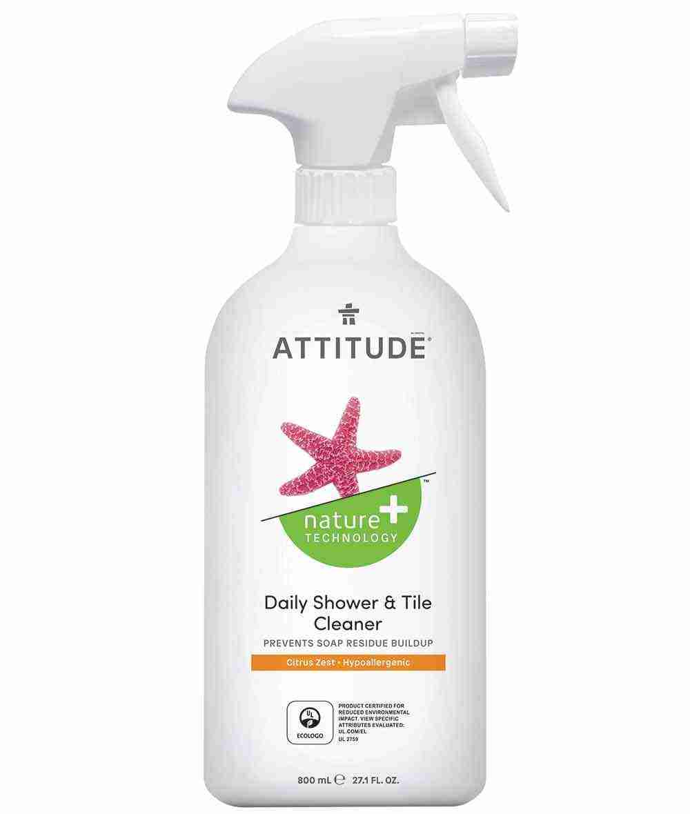 Attitude Living - Daily Shower & Tile Cleaner Citrus Zest, 800Ml