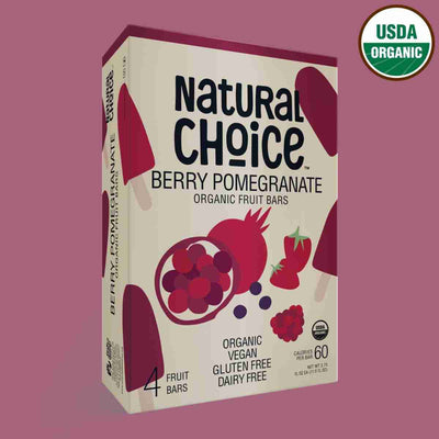 Natural Choice Berry Pomegranate Fruit Bars - 4 Ct