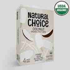 Natural Choice Coconut Fruit Bars - 4 Count