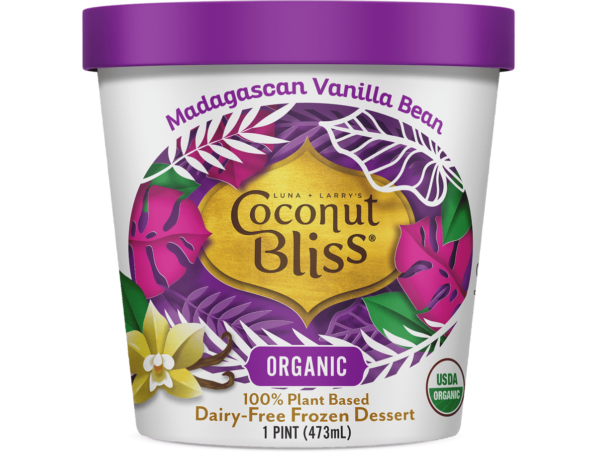 Coconut Bliss Madagascan Vanilla Bean Frozen Dessert, 473 mL