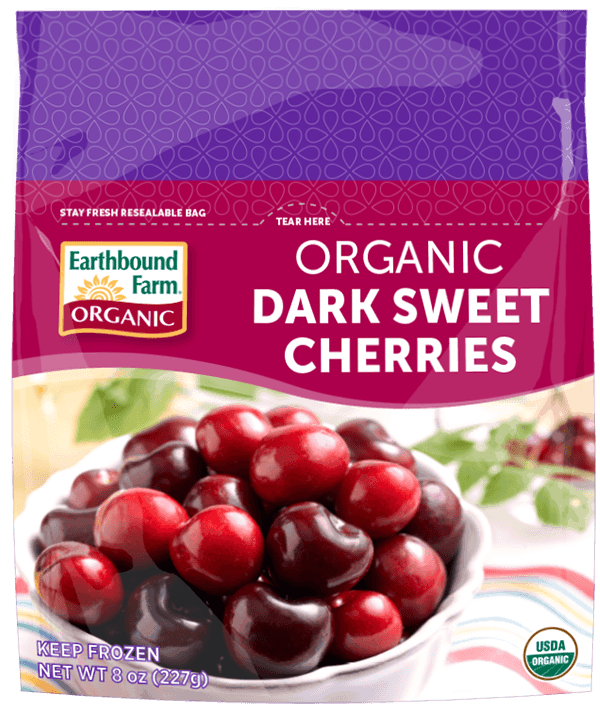 Earthbound Farm Organic Dark Sweet Cherries, 300 g