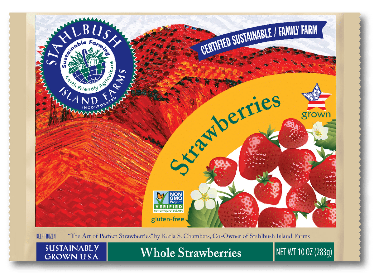 Stahlbush Island Farms Whole Strawberries, 283 g