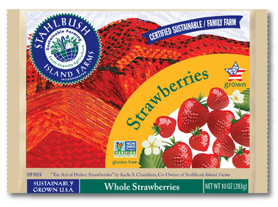 Stahlbush Island Farms Whole Strawberries - 283G