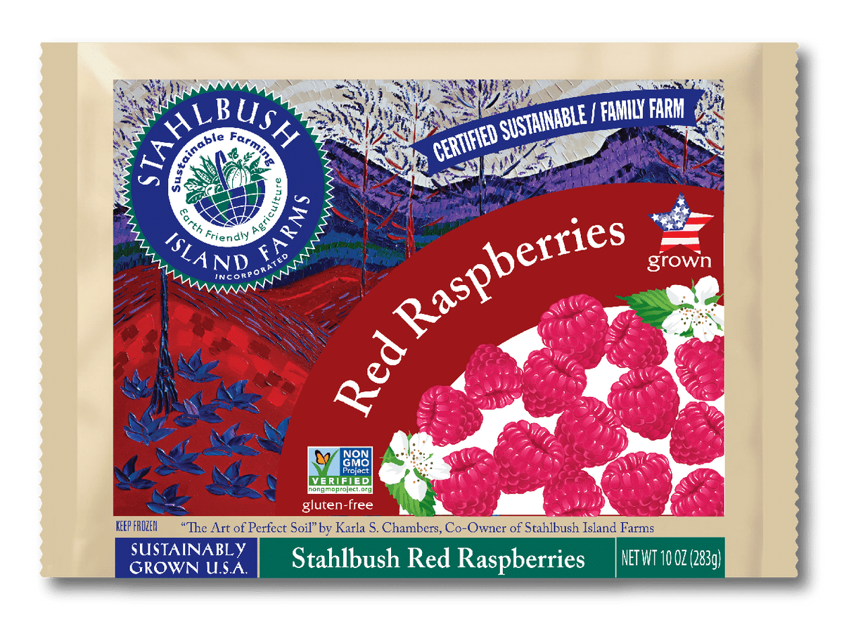 Stahlbush Island Farms Red Raspberries, 283 g
