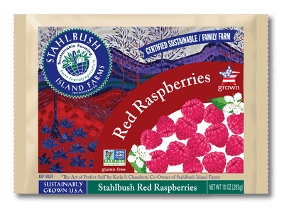Stahlbush Island Farms Red Raspberries - 283G
