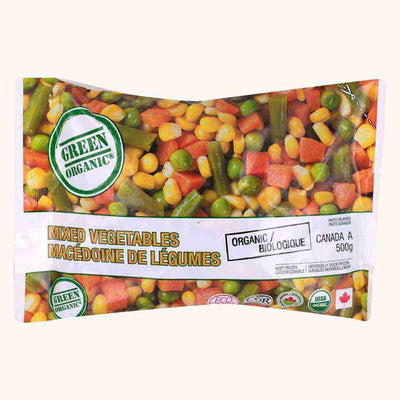 Green Organic Mixed Vegetables - 500G