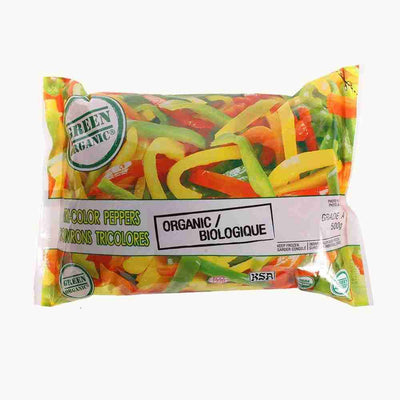 Green Organic Organic Tri-Color Peppers - 500G