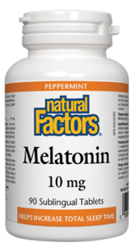 Natural Factors Melatonin 10 Mg; 90 Sublingual Tablets