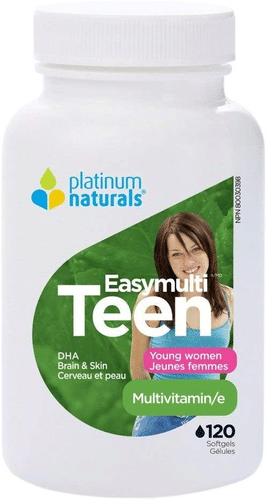 Platinum Naturals Easymulti Teen for Young Women, 120 Softgels