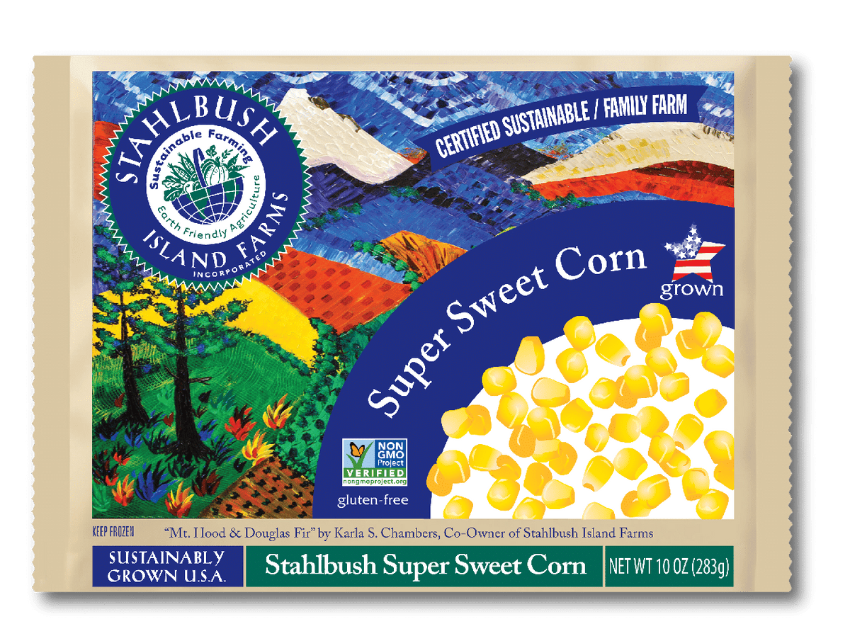 Stahlbush Island Farms Whole Kernel Corn, 340 g