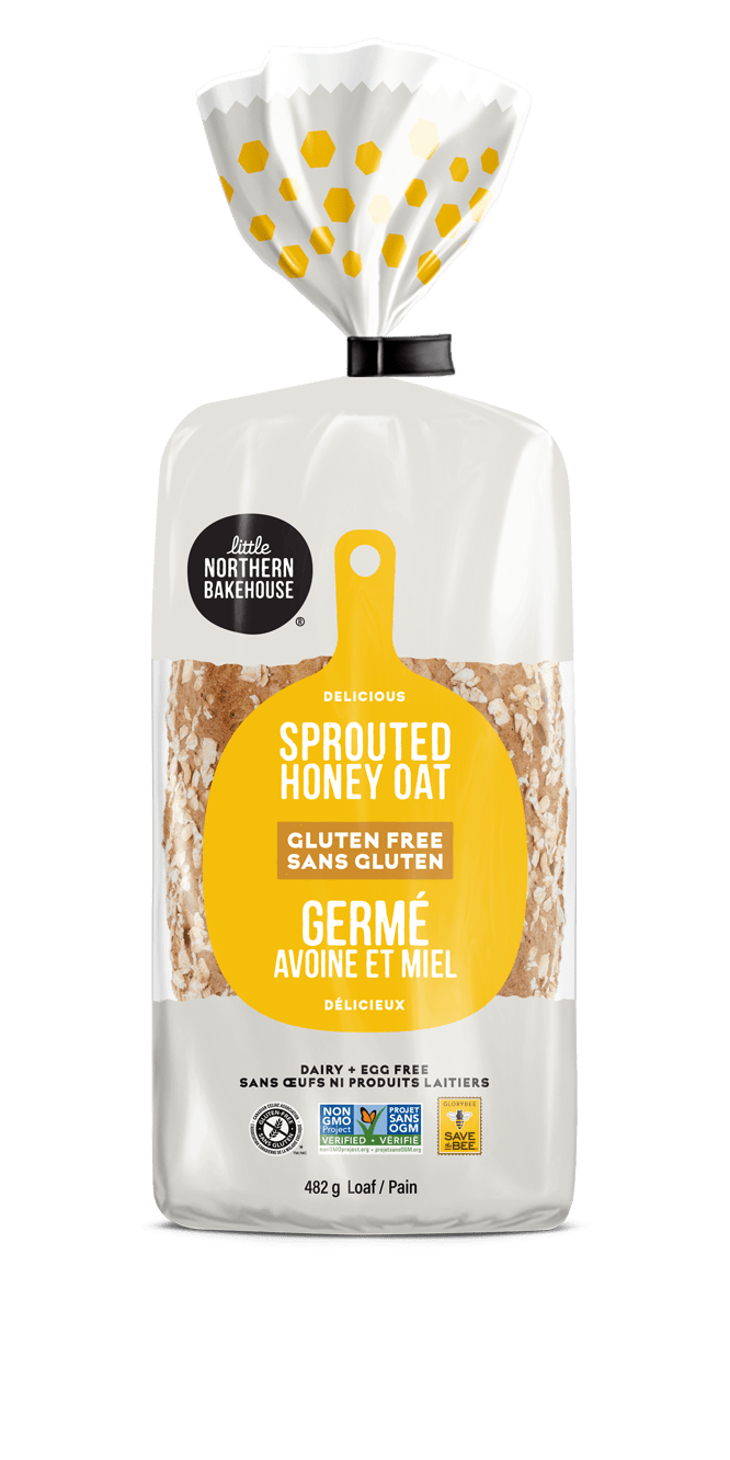 Little Northern Bakery Sprouted Honey Oat Gluten Free Bread - 482G