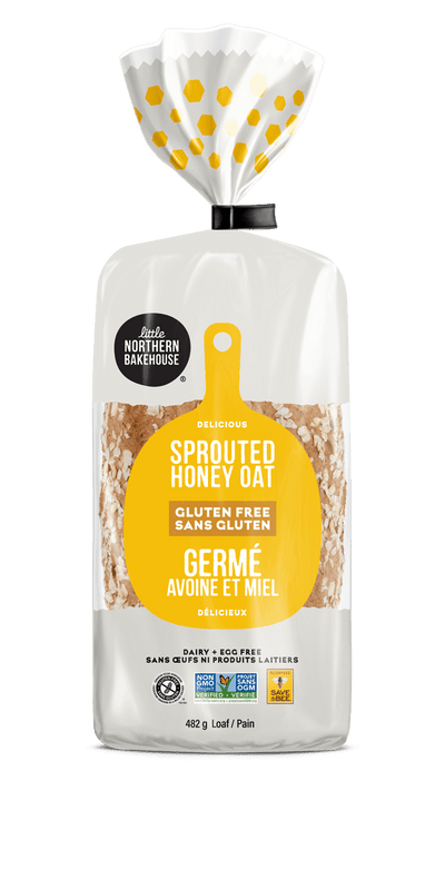 Little Northern Bakery Sprouted Honey Oat Gluten Free Bread - 482G