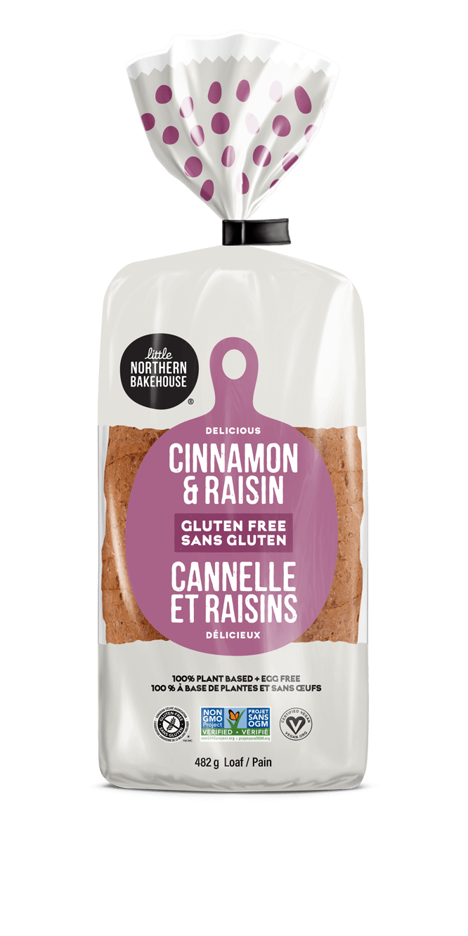 Little Northern Bakery Cinnamon & Raisin Gluten Free Bread - 482G
