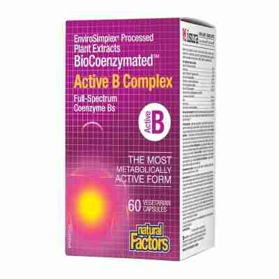 Natural Factors BioCoenzymated Active B, 60