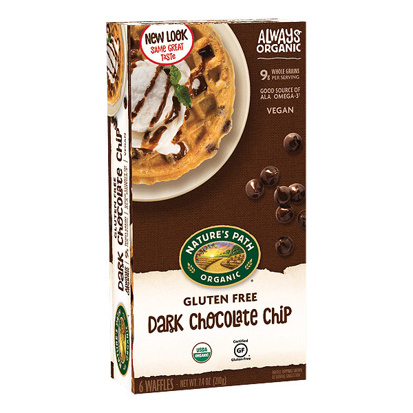 Nature's Path Dark Chocolate Chip Waffles - 210G/6 Waffles