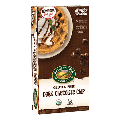 Nature's Path Dark Chocolate Chip Waffles - 210G/6 Waffles